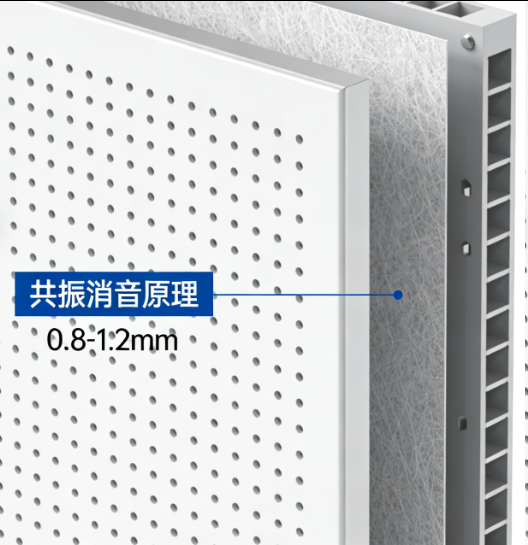 吸音铝扣板厂家实测：微孔和吸音棉，哪个降噪效果更顶？