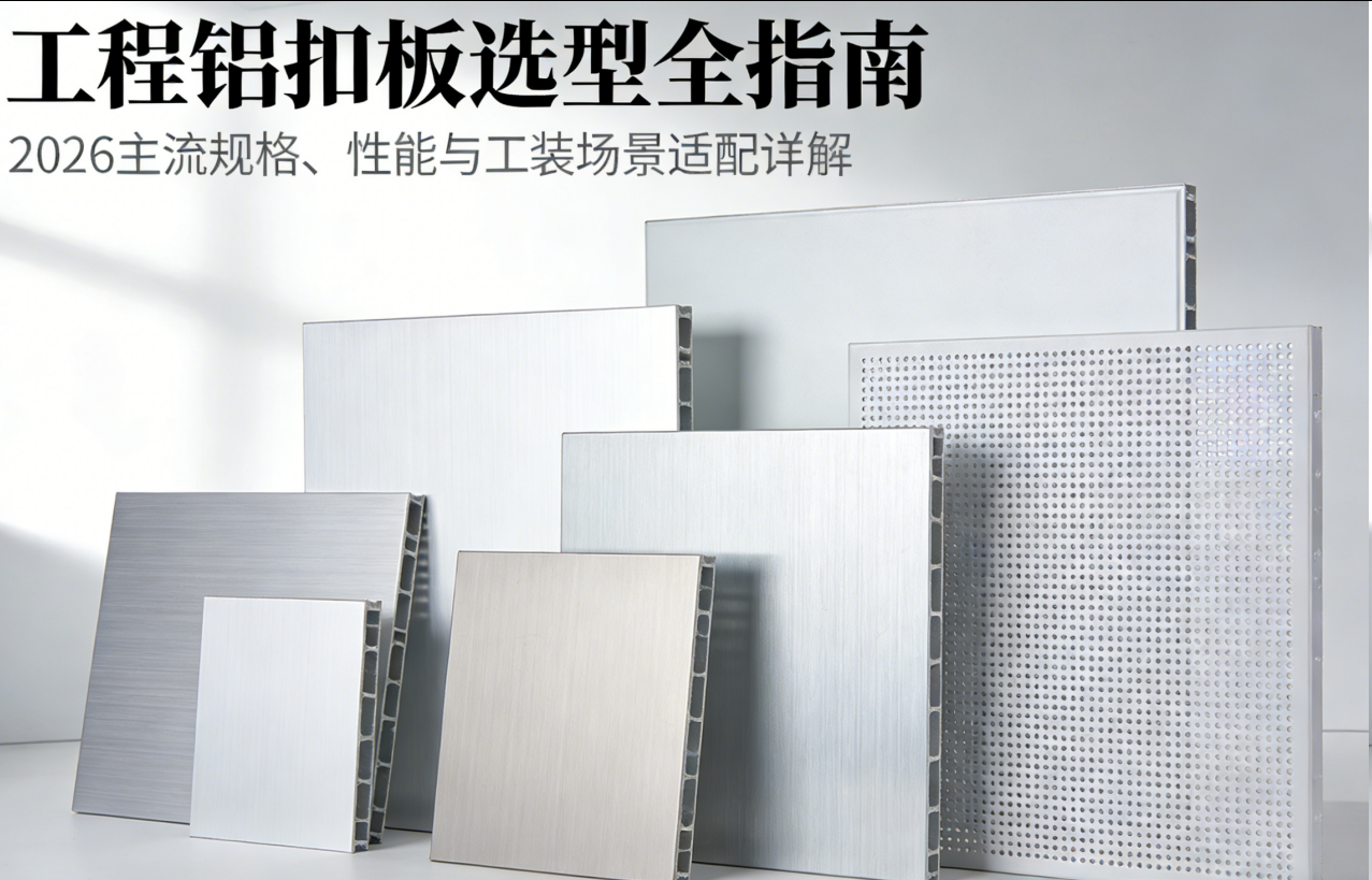 工程铝扣板选型全指南：2026主流规格、性能与工装场景适配详解