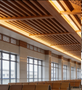 铝方通厂家木纹铝方通在交通枢纽的装饰与运维要点